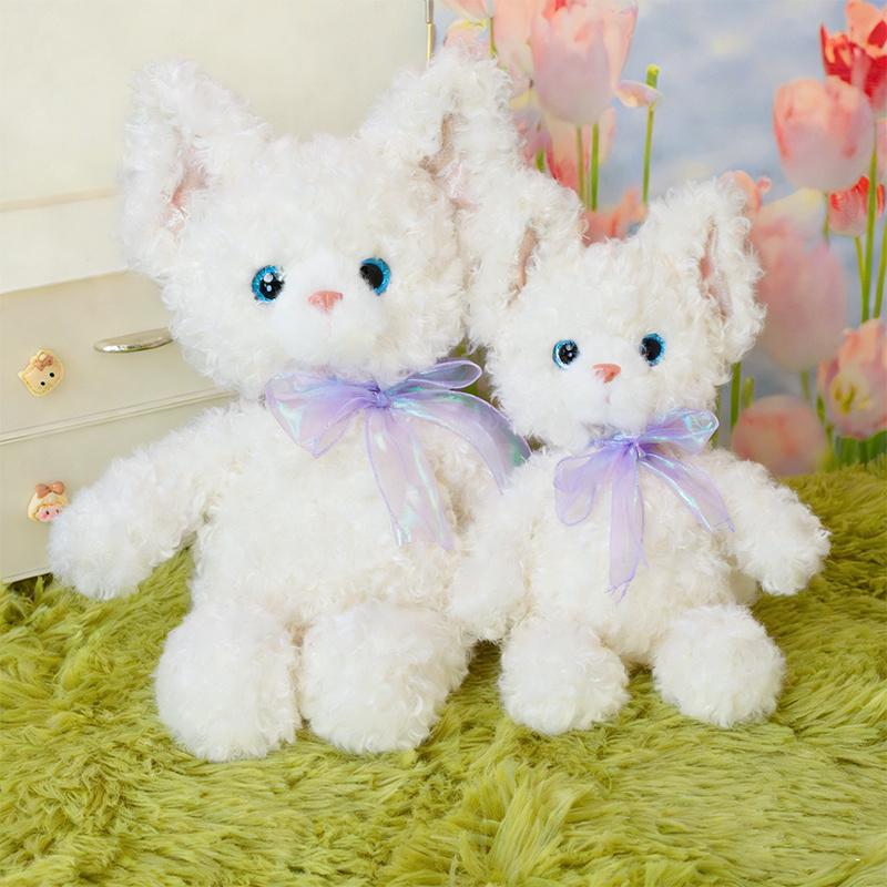 Cute Soft Cat Cow Cat Plush Toys Siamese Kitten Pillow Bed Sleep Home Decor Doll For Birthday Gift