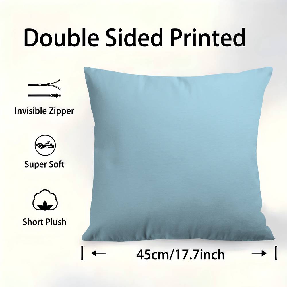 Solid Color Pillow Gift Home Office Decoration Pillow Bedroom Sofa Car Cushion Coverpillow Case