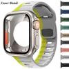 Чехол+Ремешок Для Apple Watch Ремешок 45мм 44мм 41 42 46мм Умный Силиконовый Браслет Iwatch Серия 5 6 Se 7 8 9 10 Заменить на Ультра Чехол