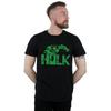 Marvel Mens Hulk Pixelated T-Shirt