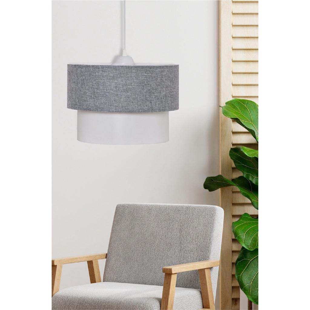 Тканевое изголовье, 2-х ярусная люстра для торта, спальня, детская комната