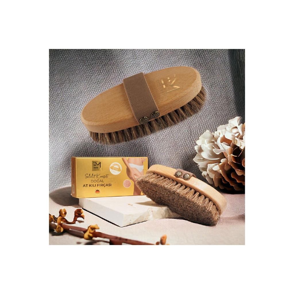 Антицеллюлитная щетка от целлюлита из натурального конского волоса