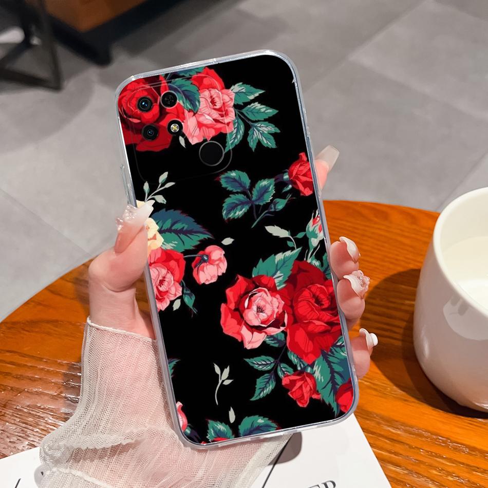 Covers For Redmi 10C Case Stylish Fun Soft Transparent Slim Silicone Anti Drop Phone Shell For Xiaomi Redmi 10 C Bumper Fundas