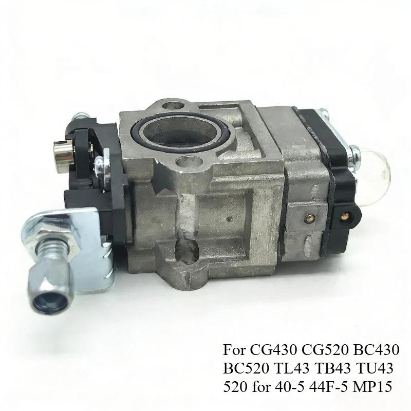 Suitable For CG430 CG520 BC430 BC520 TL43 TB43 TU43 520 for 40-5 44F-5 MP15 carburetor