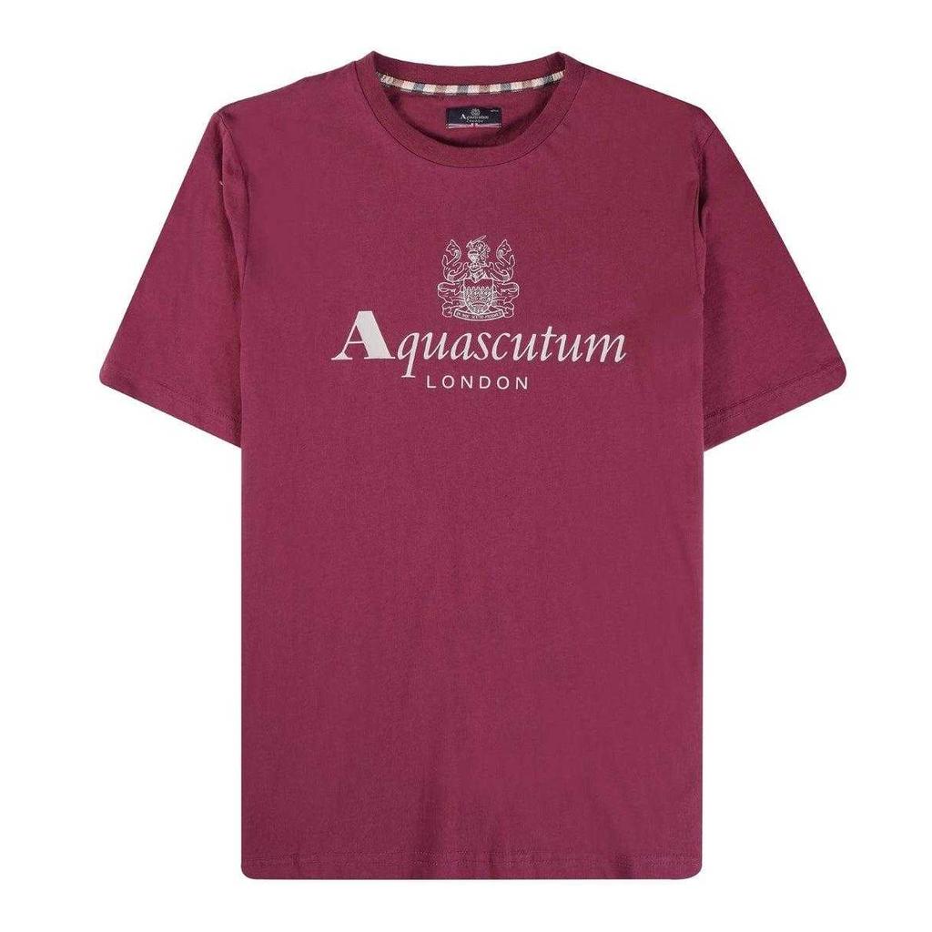 Aquascutum Mens Active Big Logo T-Shirt