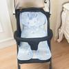 Baby 5-Point Stroller and High Chair Cool Mat - Linen and Rattan Design