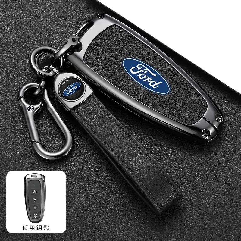 Автомобильная наклейка Автомобильная наклейка 2025 Горячий чехол-брелок для ключей автомобиля Оболочка Для Ford Escape 2013 2014 2015 2016 2017 2018 2019 Escort Edge Taurus