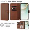 For Boost MobIle Celero 3 SC Summit 5 SN339D XD6U653DS 2024 5G Flip Wallet Case Leather Cover With Card Slots Hand Strap Wireless Charging