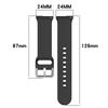 24mm Silicone Sport Watchband and PC Case Cover for TicWatch Pro 5 Wristband Replacement  Quickfit Silicone Watch Strap