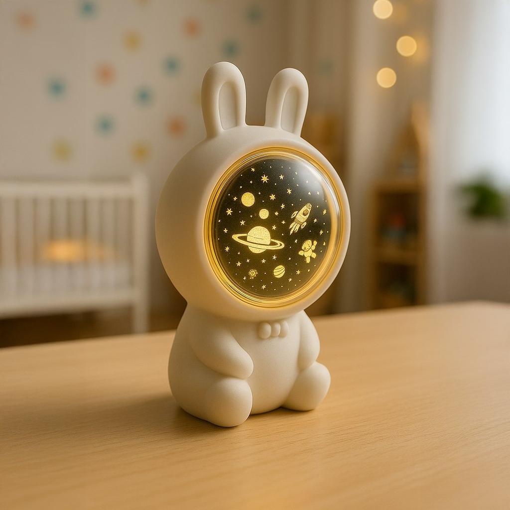 Lampka Dziecięca Projektor Kosmonauta