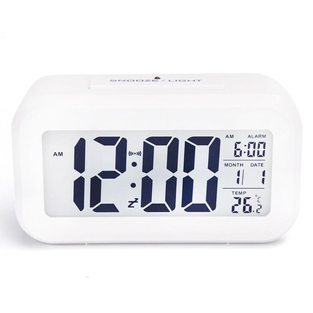 Temperature Display LED Alarm Clock Battery Operated Desk Alarm Clock For Bedside