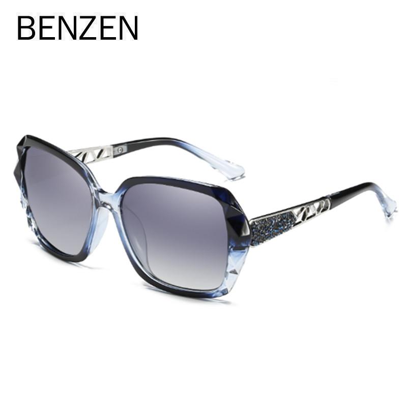 Поляризационные солнцезащитные очки BENZEN, женские брендовые дизайнерские солнцезащитные очки UV400, роскошные женские солнцезащитные очки Óculos B6713