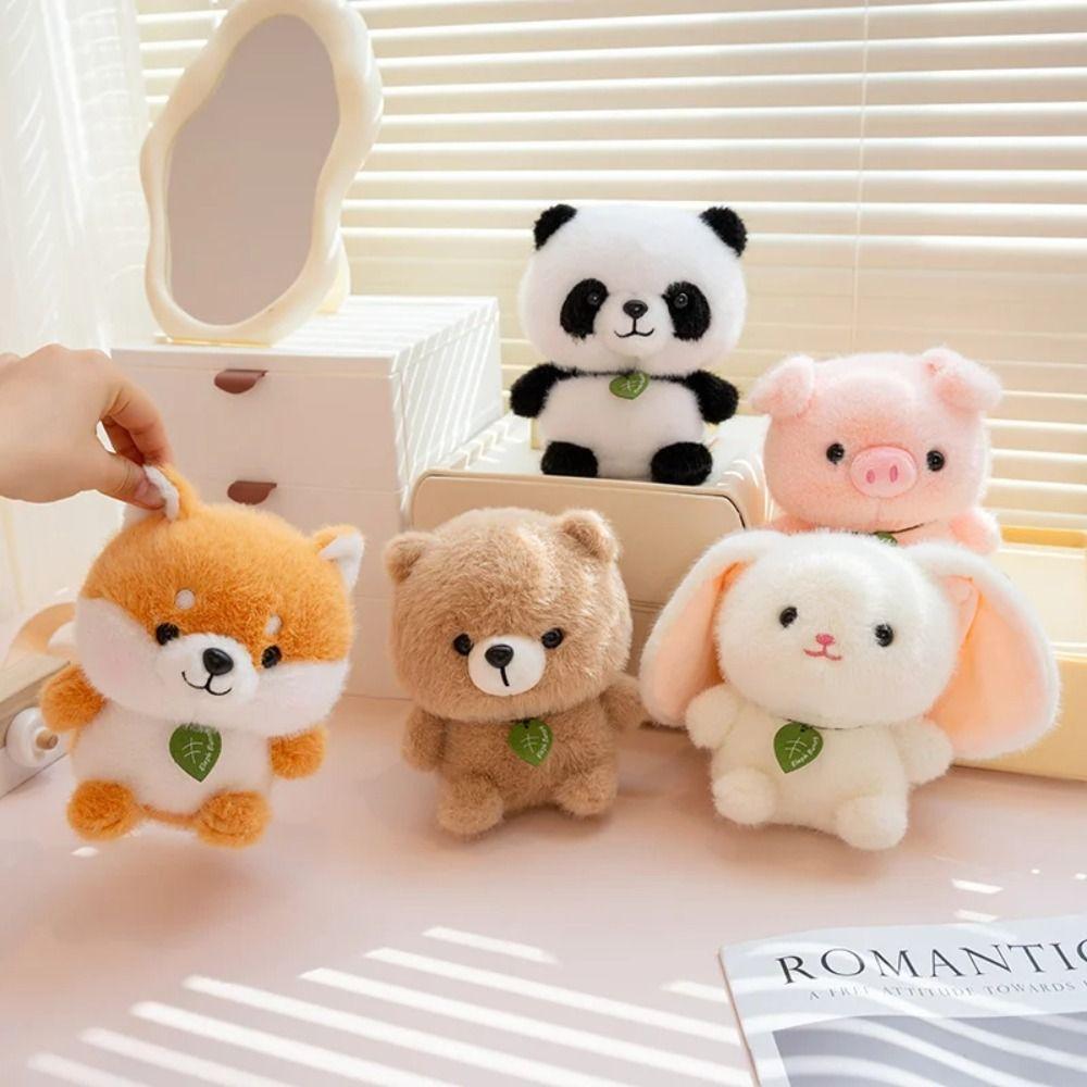 Pig Little Rabbit Plush Toy Corgi Plush Rabbit Doll Desktop Decoration Panda Plush Doll Boys Girls
