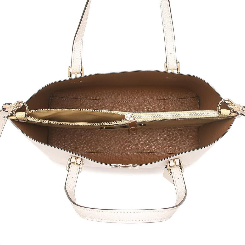 Сумка FC4084 C4084 Chalk x Light Saddle Cross Grain Leather Molly Tote 25 Ladies [Coach] (Сумка) [Товар аутлета] [Бренд] [Товар]