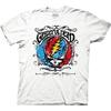 Ripple Junction Grateful Dead Мужская футболка с коротким рукавом Steal Your Face Триповый Винтажный Эскиз Stealie Официально лицензированная
