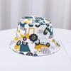 Пляжная шляпа с принтом животных и большими полями для защиты от солнца, детская кепка-панама, детская шляпа-ведро для отдыха на природе, весна-лето