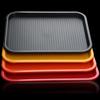 Commercial Non-slip Plastic Serving Tray with Handles