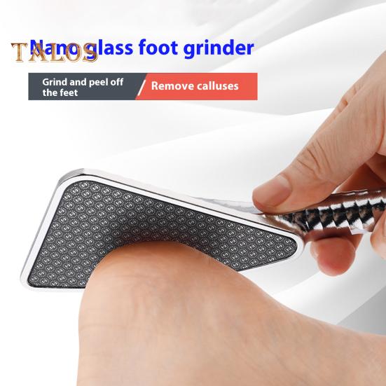 Nanoglass Foot Pillow, щетка для удаления мозолей и омертвевшей кожи, для нежного пилинга, профессиональный инструмент для педикюра