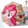 1 шт. Автоматический складной зонт My Little Pony с открыванием/закрыванием, ветрозащитная конструкция с 8 спицами, легкий дорожный зонт для женщин/мужчин, a0902068