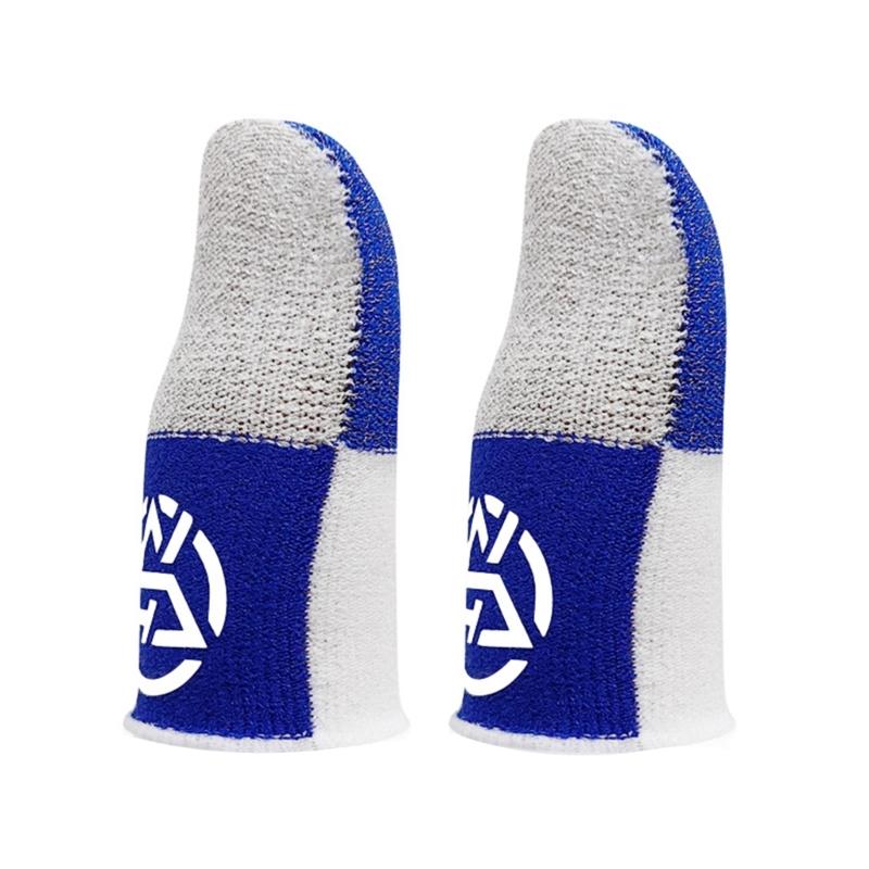 2x Дышащие Защитные Напальчники для Игр, Защищающие от Пота, с Эргономичной Прострочкой для Улучшения Игровых Результатов в Шутерах