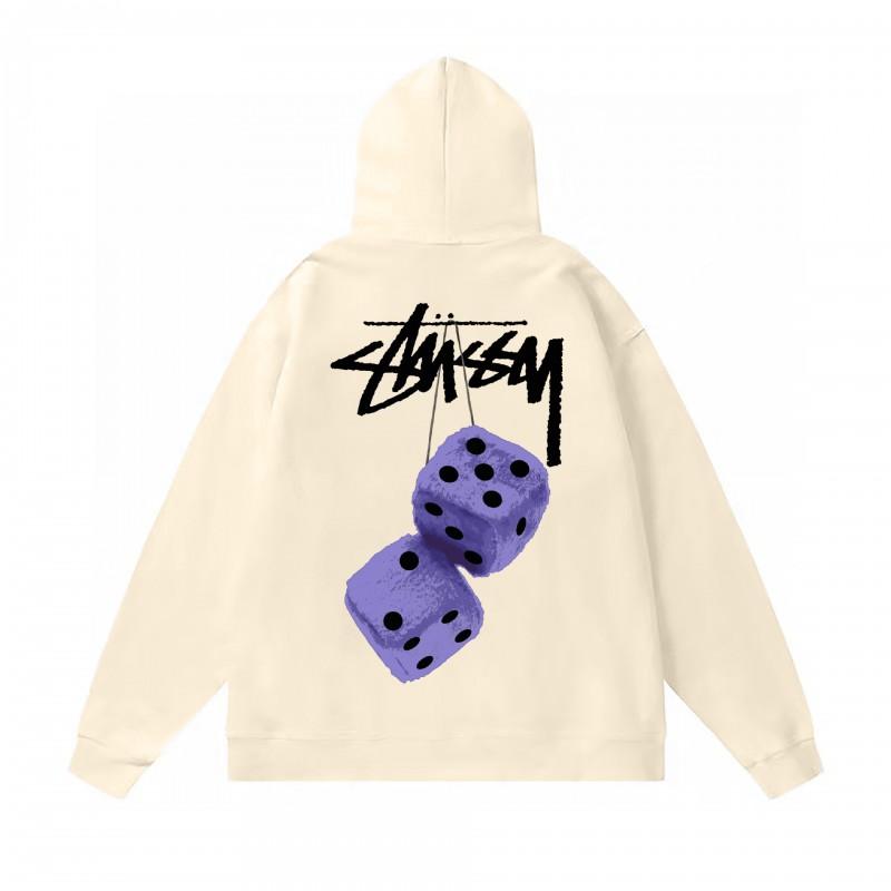 Худи Stu Streetwear Зимняя теплая хлопковая толстовка на флисе с принтом букв Свободный крой Мужская