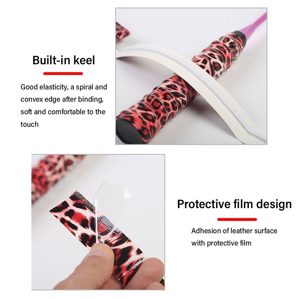 Flower Printing Badminton Racket Overgrips Multi-color Non-Slip Grip Tape Soft Racquet Sweatband