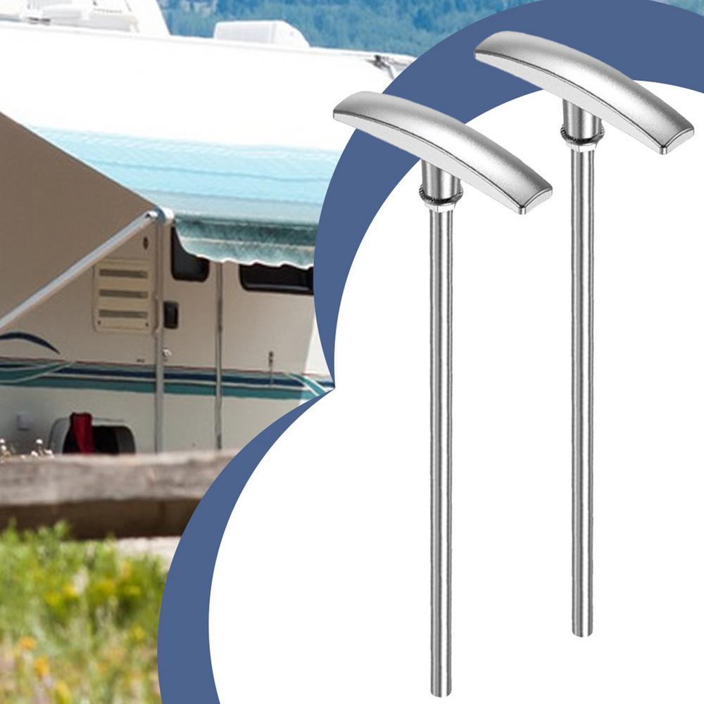 RV Dump Valve Handle Replacement Set Adjustable RV Waste Valve Handle Replacement RV Waste Valve Extension Rod For Standard