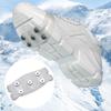 1 Pair Ice Cleats Shoes Crampons with 5 Steel Studs Reflective Men