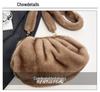 New High-End Plush Pleated Cloud Bag - Women's Trendy Crossbody for Autumn/Winter