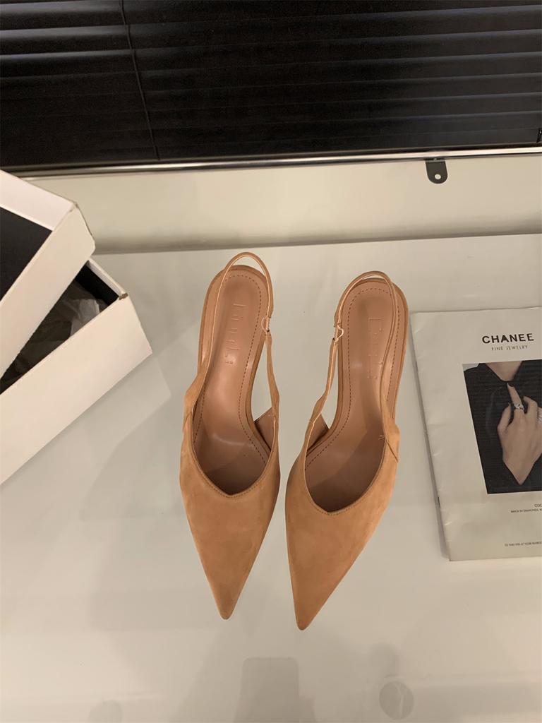 Нишевые французские туфли на высоком каблуке с леопардовым принтом, сумка, сандалии с головкой, туфельки феи, новинка 2025, весенне-летние замшевые остроносые туфли-лодочки