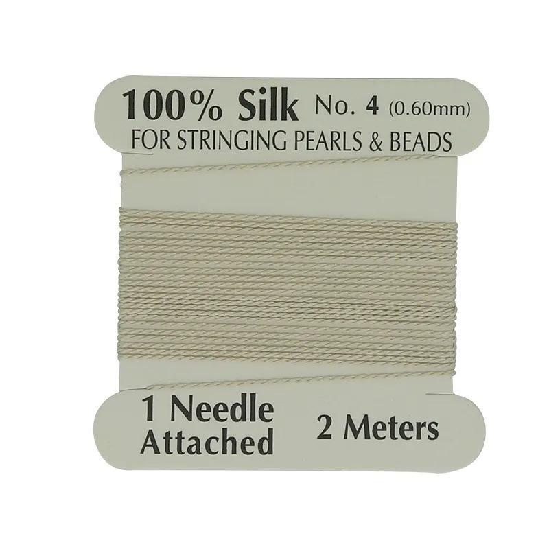 Silk Thread for Jewelry Making 0.6mm 2 Meters Multicolor Tear-Resistant Cord for Women DIY Bracelet Necklace Hobby Crafts