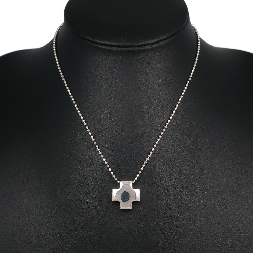 TIFFANY&Co. Roman Cross Necklace Silver925 Cross 14.1g Women Used