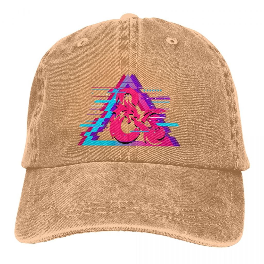 Постиранная унисекс бейсболка Glitch Trucker Snapback Кепки Папа Шляпа DnD Кепки для игры в гольф