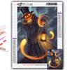 Full 5D Diy Diamond Painting Halloween Scary Pumpkin Head Man 5D Diamond Painting