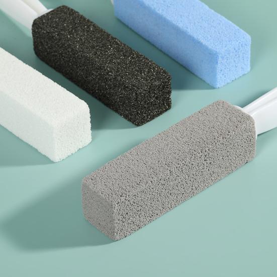 Пемза для унитаза Удаление пятен от жесткой воды и кальциевых отложений Длинная ручка Эргономичный