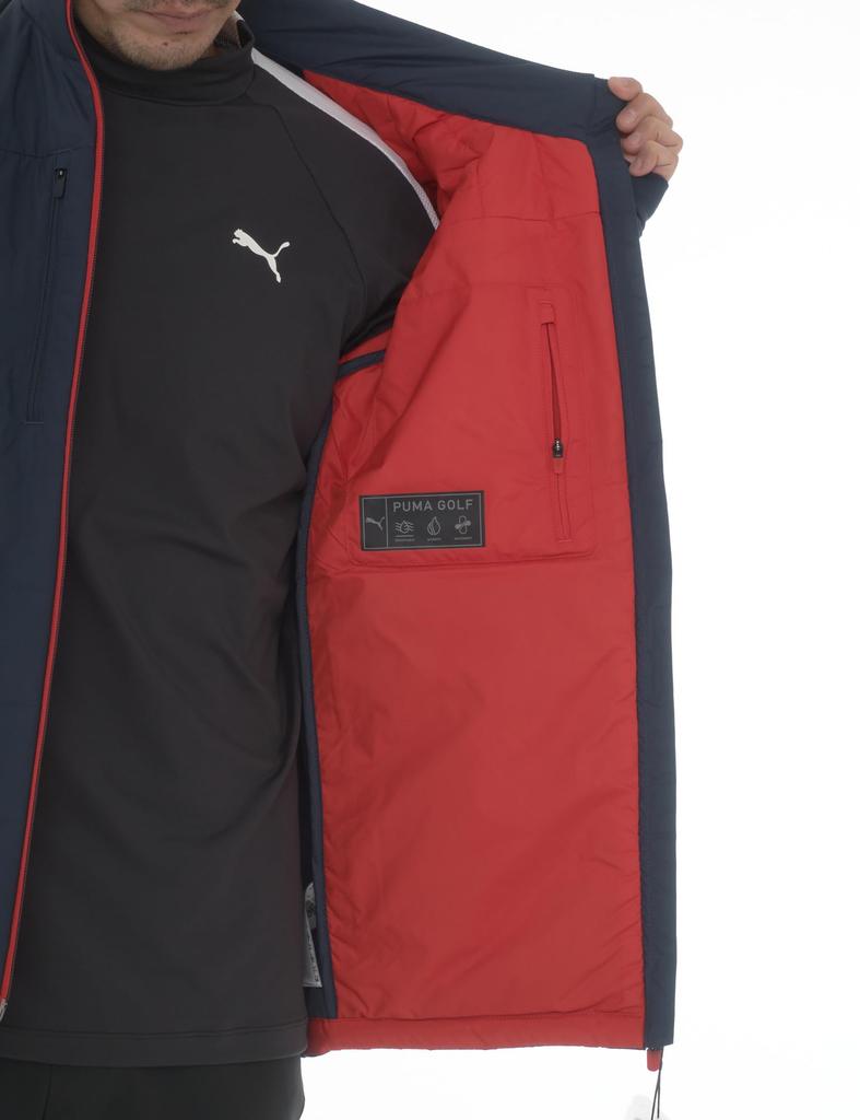 Outer Golf X VOLITION Forest Jacket Deep Navy L [PUMA] Men's