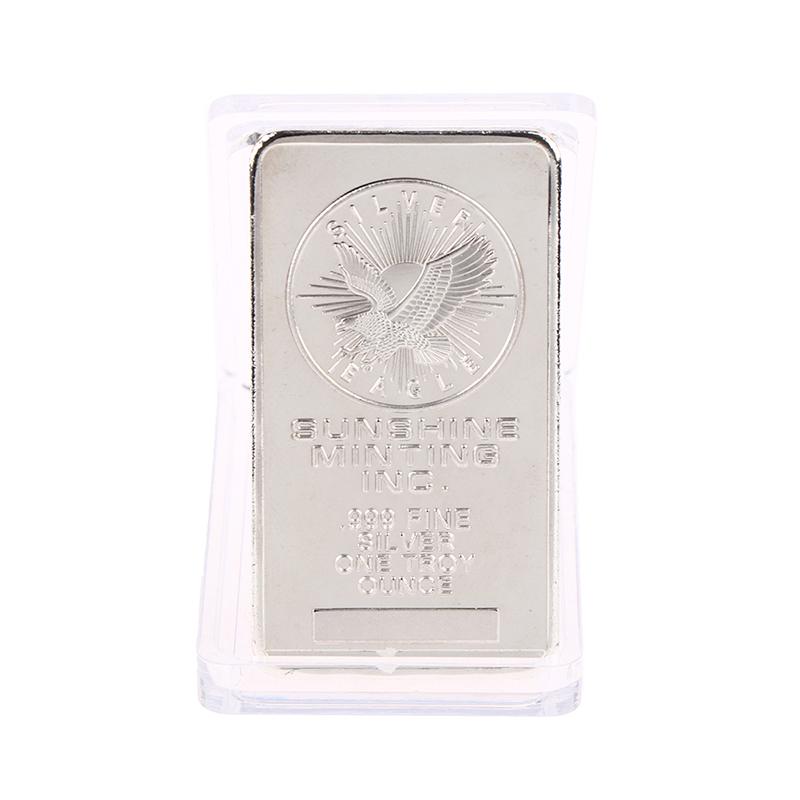 Коллекция памятных монет из серебряного слитка США и Швейцарии весом в 1 унцию