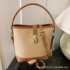 Korean Commuter Simple Bucket Bag Messenger Bag 2025 Summer New High-end Foreign Versatile Portable Small Bag