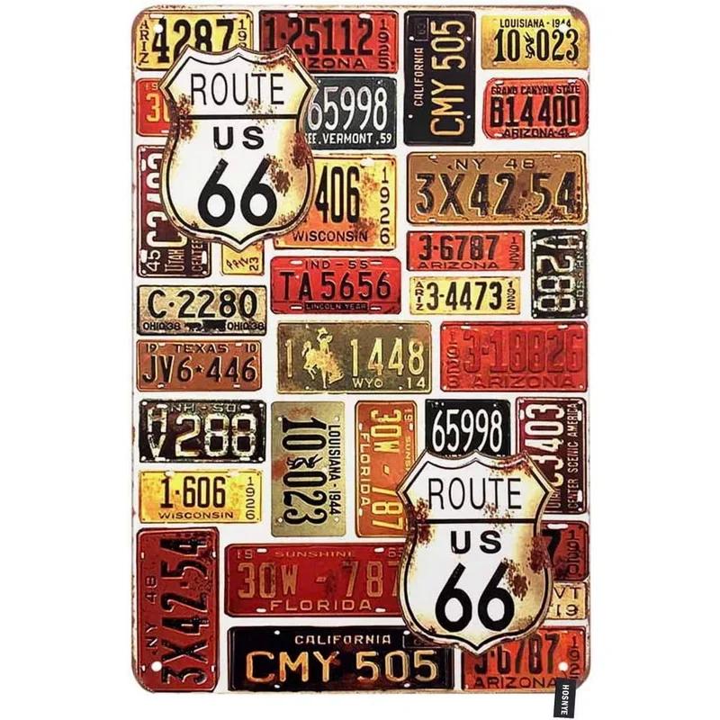 Винтажный исторический старый Rout66 жестяная вывеска металлический плакат Настенный декор для бара, ресторана, гаража, мастерской, кафе, клуба, табличка, человек, пещерная стена