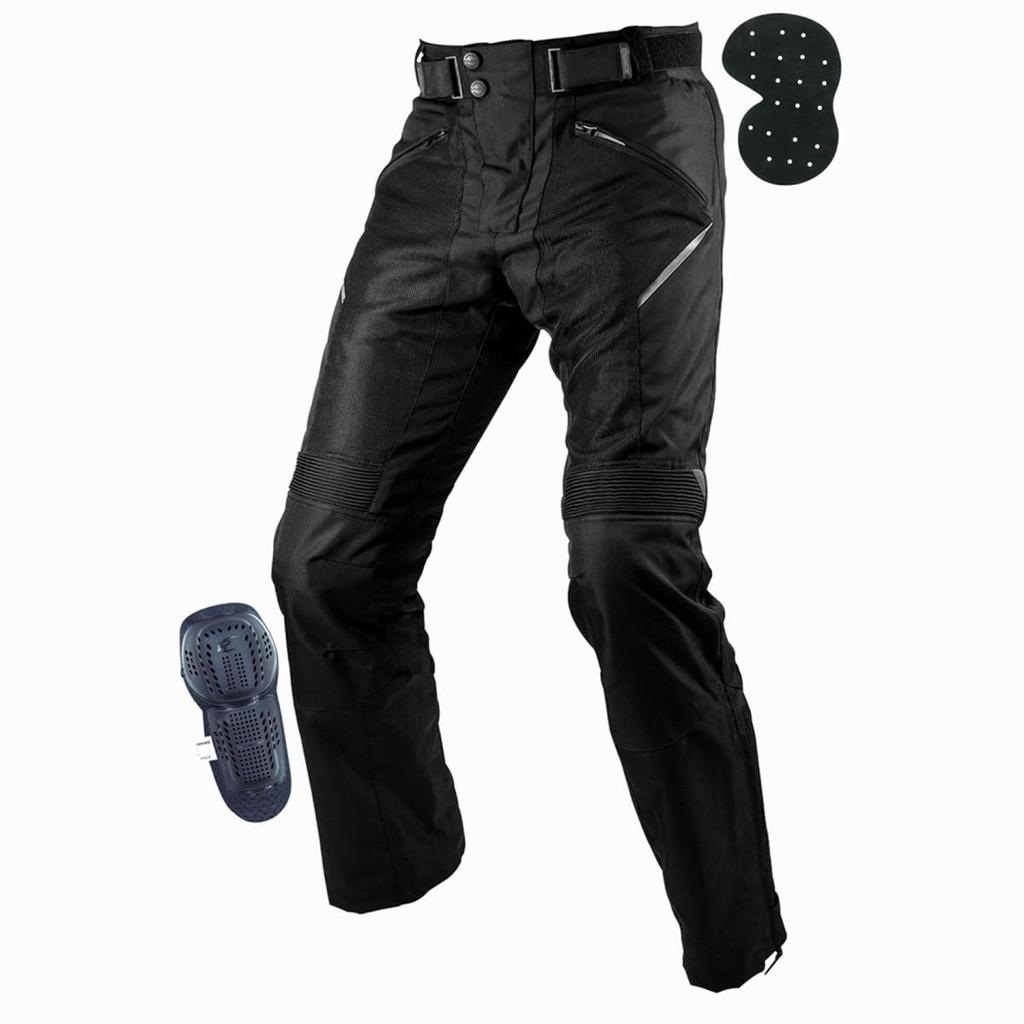 KOMINE Black M Protective Riding Mesh Pants for Size and Mesh Material with CE Stretch Fabric 07-743 Motorcycles, 1222, Spring, Summer, Autumn,