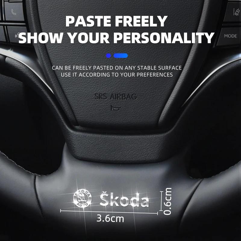 MFK1 Значок Пионера алюминиевый 3D наклейки для автомобильного аудио Для Skoda Enyaq A7 Octavia Kodiaq Fabia Superb Rapid Kamiq Karoq Derivati Yeti