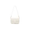 New CHARLES&KEITH PU Small CK Bag Small Square Bag Shoulder Bag Women's Cream Milk White/Fuchsia CK2-20270818-2