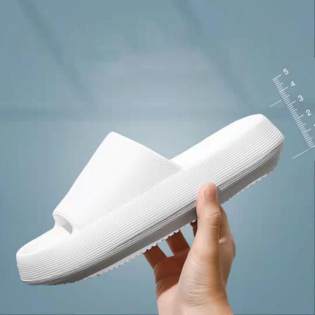 Летние женские тапочки на толстой платформе 3,5 см, домашние тапочки для ванной комнаты, мягкие нескользящие домашние тапочки из ЭВА, шлепанцы, сандалии