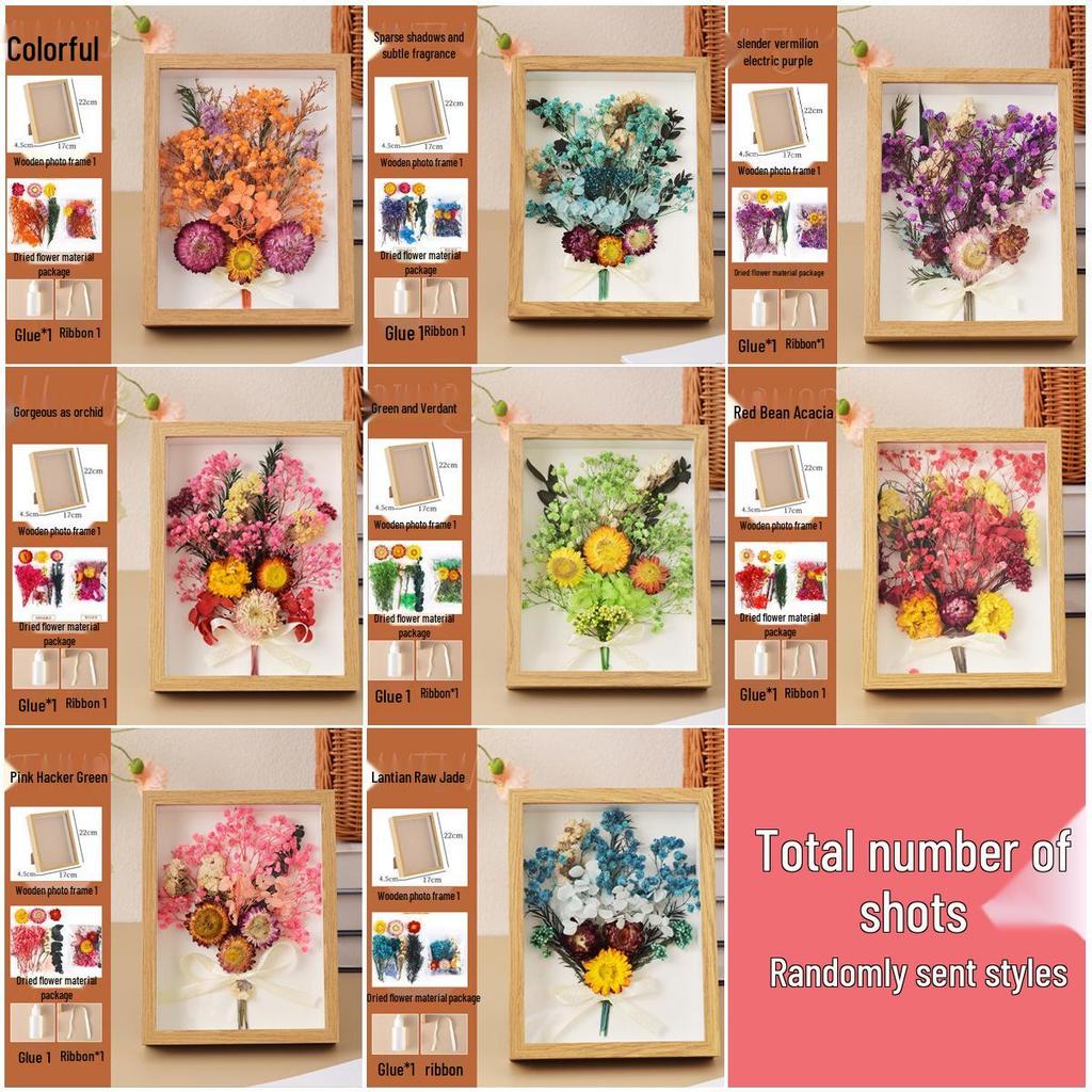 Mother’s Day DIY Photo Frame with Preserved Dried Flowers - Children's Handmade Gift Kit
