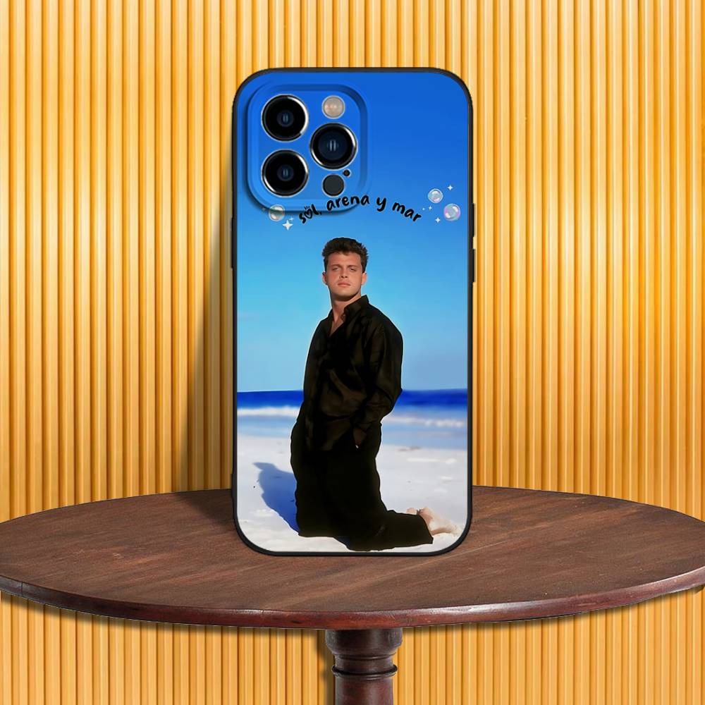 Чехол для телефона L-Luis M-Miguel Для iPhone 17,16,15,14,13,12,11,Pro,Max,Plus,X,XS,SE4,E,Mini,Мягкий Черный Чехол