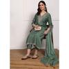Indian Pakistani Pure Silk Kurti Pant Dupatta Set Women Party Wear Salwar Kameez VF-20221