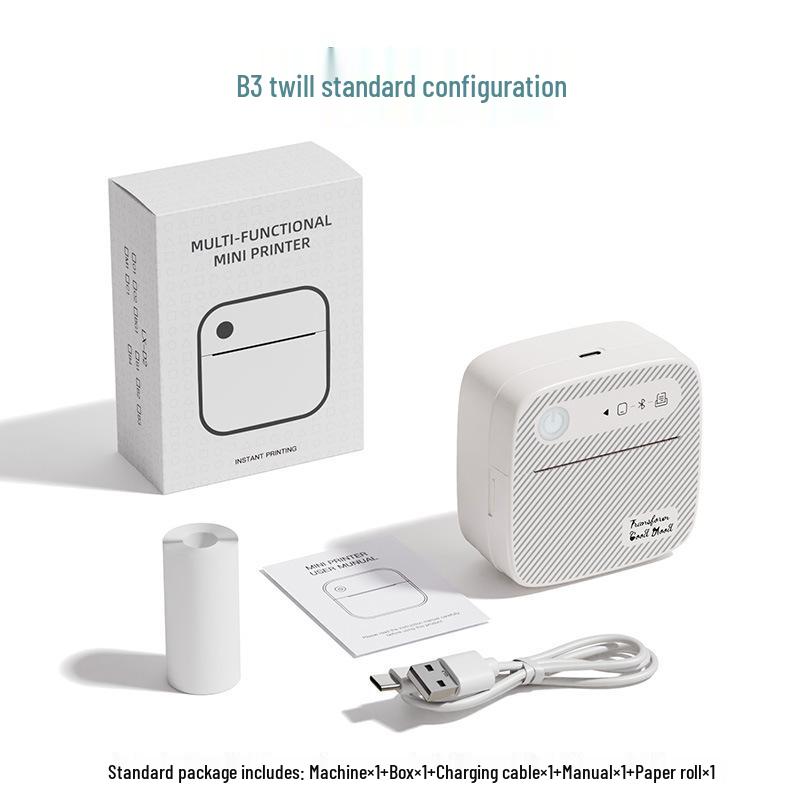 Портативный беспроводной Bluetooth термопринтер для фото и этикеток