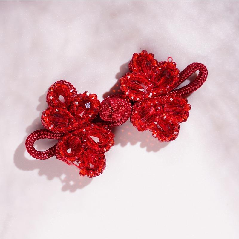 Декоративные пуговицы ручной работы из бисера в этническом стиле, китайские пуговицы ципао в стиле Тан