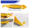 Silicone Caulking Tool Kit,  Grout Sealant Remover Tool Set with Plastic Scraper/Caulk Remover/Nozzle, Silicone Sealant