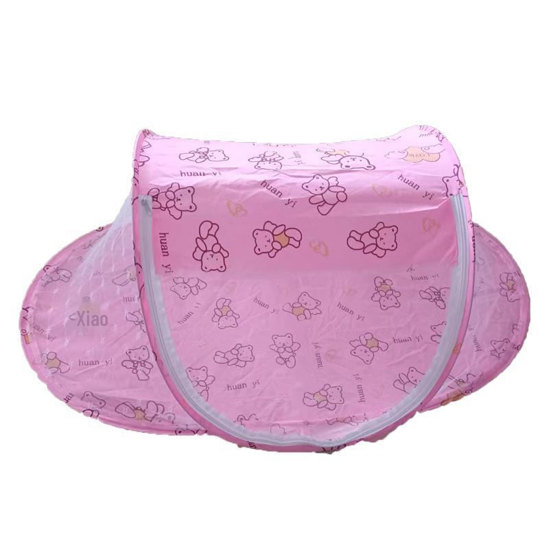 Комплект детской кроватки с москитной сеткой, спальным ковриком и подушкой (0-3 года)